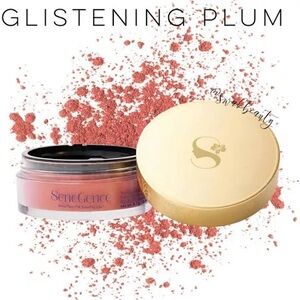 Senegence glistening plum loose powder blush new sealed